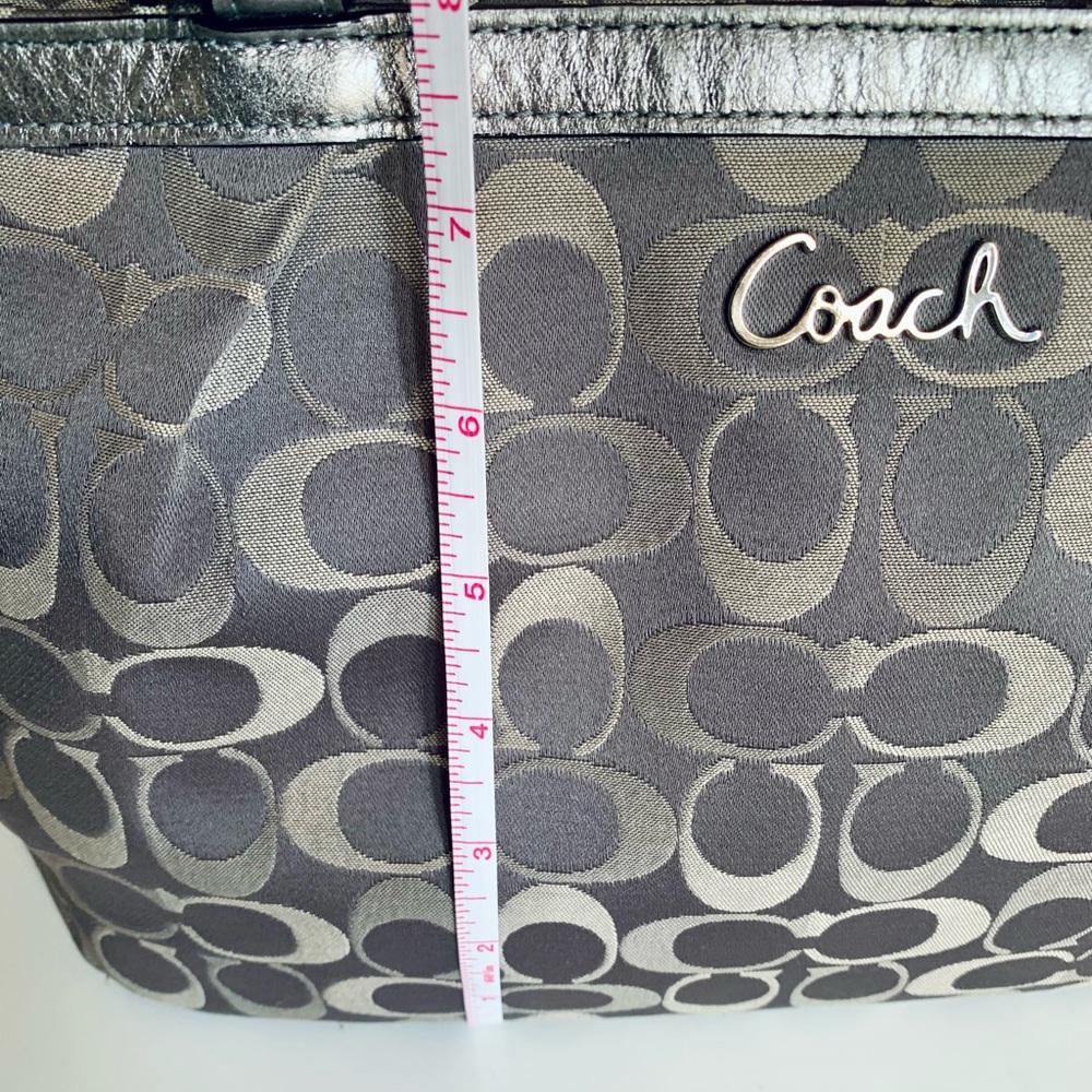 Gray Coach Purse - Picture 3 of 6